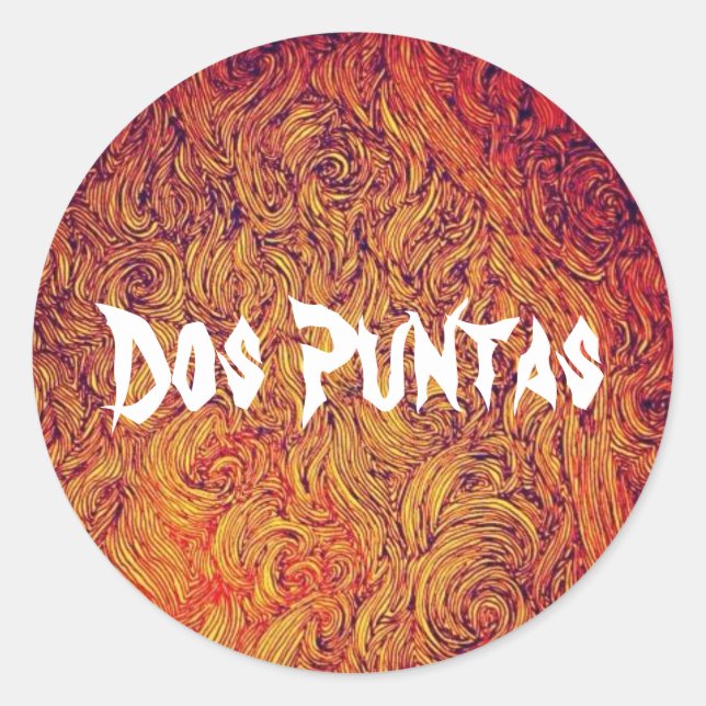 Dos Puntas Sticker (Front)