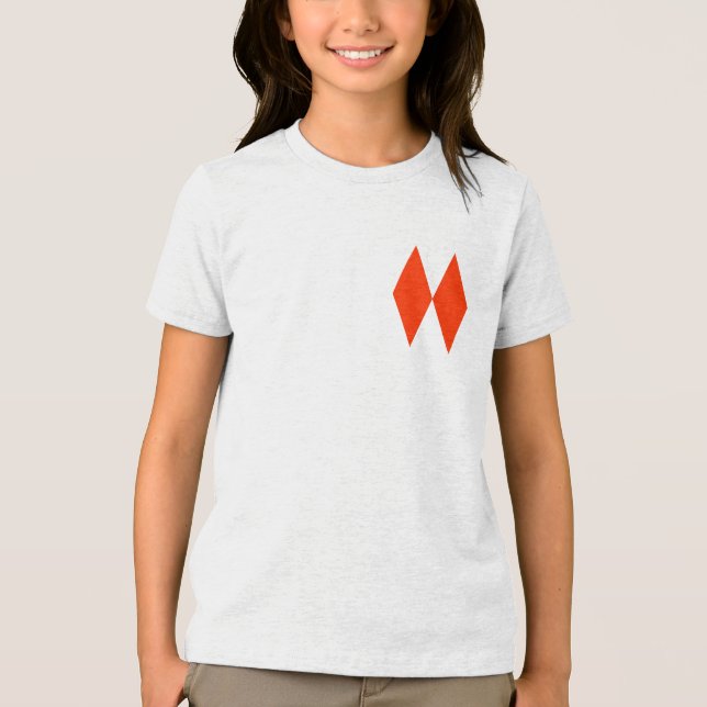 Dos rombos Tri-Blend shirt (Front)