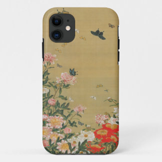 Doshoku Sai-e (1) Chinese peony and a group of but Case-Mate iPhone Case