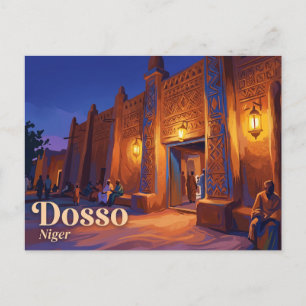 Dosso Palace Niger Postcard