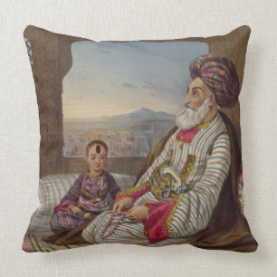Dost Mahommed (1793-1863) King of Caubul and his Y Cushion
