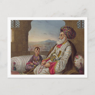 Dost Mahommed (1793-1863) King of Caubul and his Y Postcard