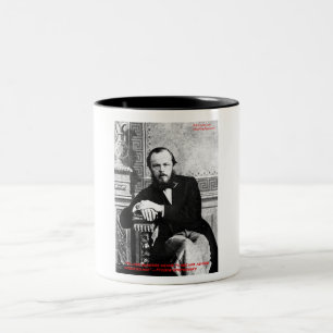 Dostoevsky "God Intended" Love Quote Gifts & Cards Two-Tone Coffee Mug