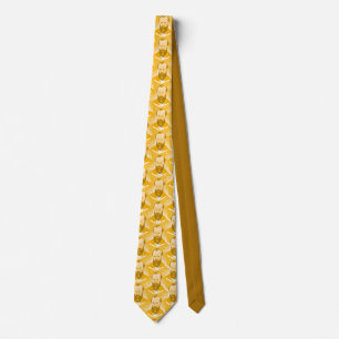 Dostoevsky portrait yellow design Tie