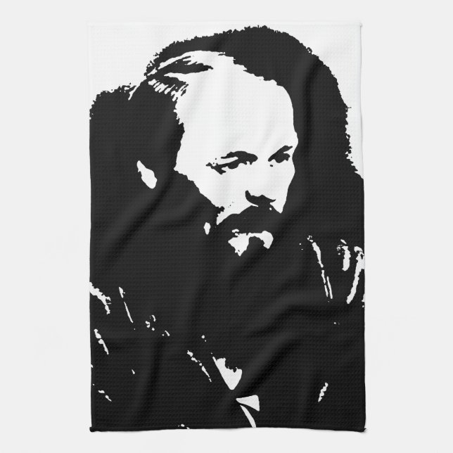 Dostoevsky Tea Towel (Vertical)
