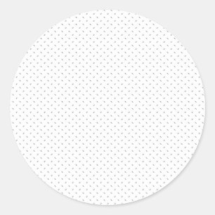 Dot, Black Classic Round Sticker
