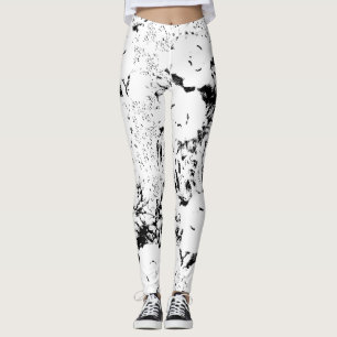 Dot, Black Cow Leggings