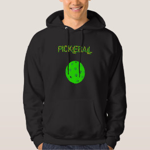Dot Circle Pattern Pickleball Player Hoodie