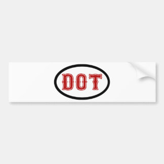 DOT City Bumper Sticker