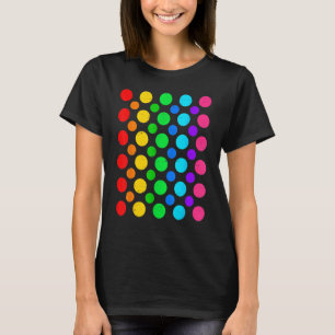 Dot Day Multicolor Rainbow Polka Do Happy Dot Day T-Shirt