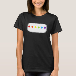 Dot Day Rainbow Polka Dot Gay Pride Colours Lgbtq  T-Shirt