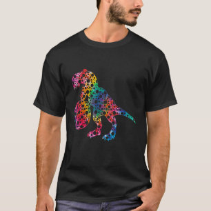 Dot Day Tie Dye Polka Dot Dinosaur Rex Kids Toddle T-Shirt