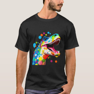 Dot Day Tyrannosaurus Rex Trex September Creativit T-Shirt