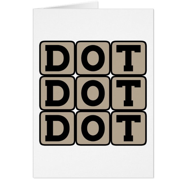 Dot Dot Dot, Ellipsis (Front)