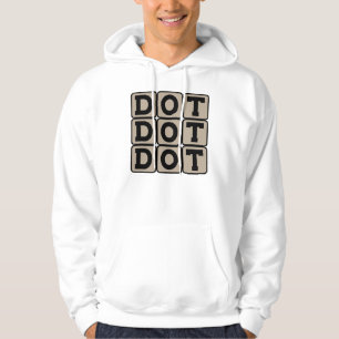 Dot Dot Dot, Ellipsis Hoodie