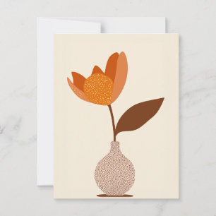 Dot Dot Flower #009 Postcard