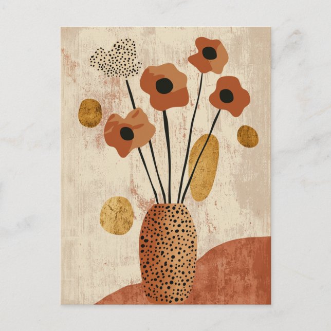 Dot Dot Flower #024 Postcard (Front)