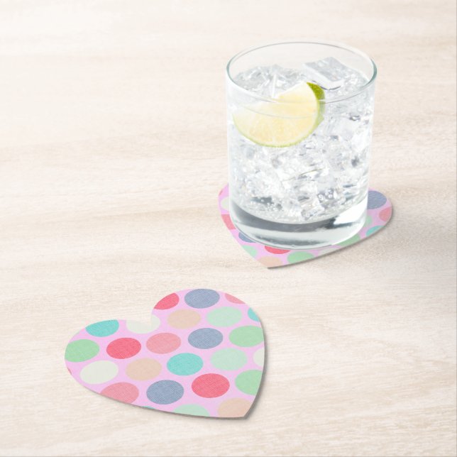 Dot Dot Polk-A-Dot Paper Coaster (Insitu)