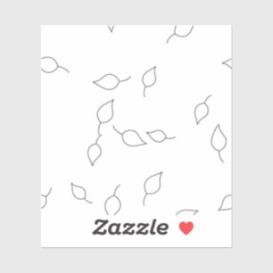 Dot, Dove Grey Custom-Cut Vinyl Sticker