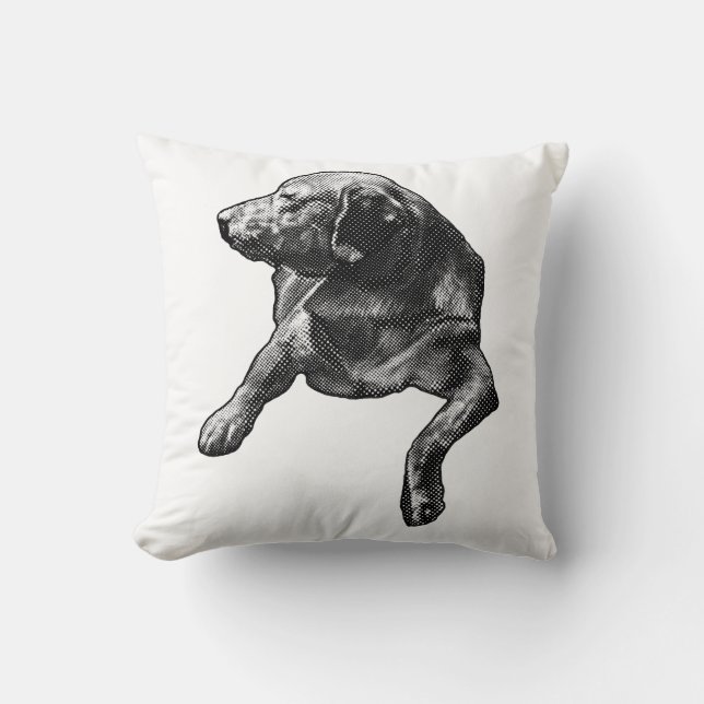 Dot-Kissed Study for Winter Rooms Cushion (Front)