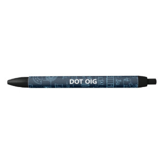 DOT OIG Black Trim Pen 