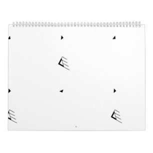 Dot, Pale Grey Calendar