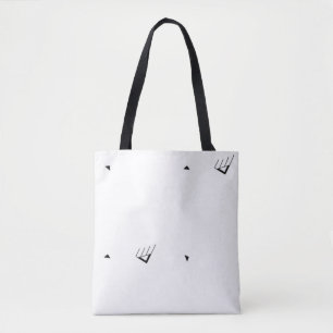 Dot, Pale Grey Tote Bag