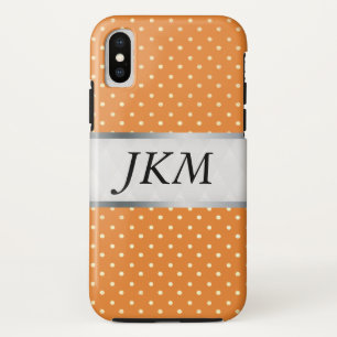 dot pattern stylish (orange) Case-Mate iPhone case