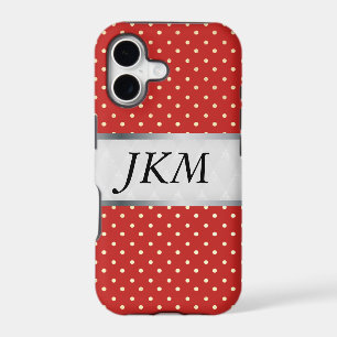 dot pattern stylish / Red