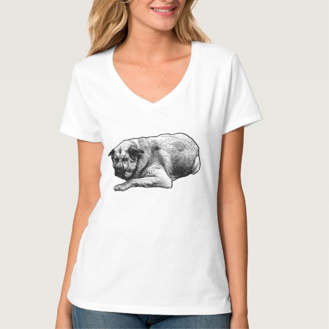 Dot Rest, Gentle Silhouette T-Shirt (Front)