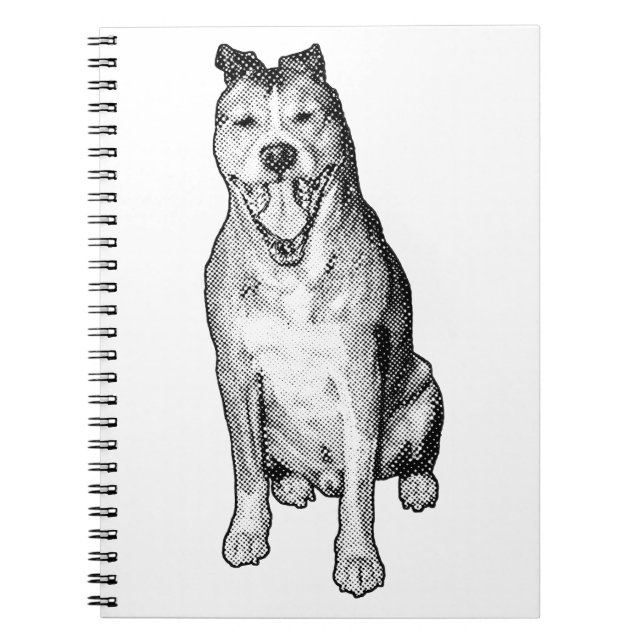 Dot-Shaded Sitter Notebook (Front)