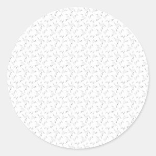 Dot, Snow Drift Classic Round Sticker