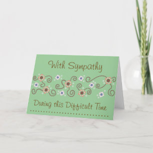 Dot Sympathy Card