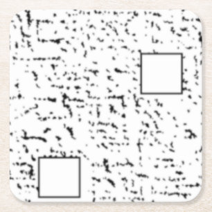 Dot, Vampire Grey Paper Coaster