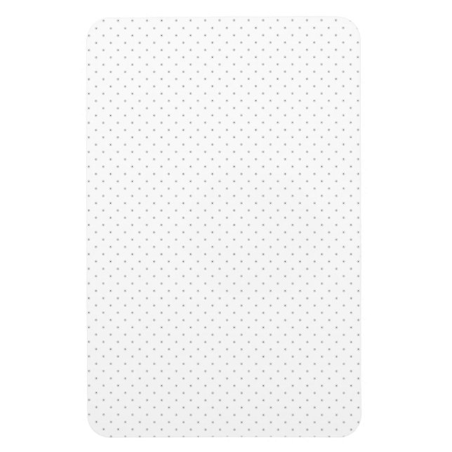 Dot, White Smoke Magnet (Vertical)