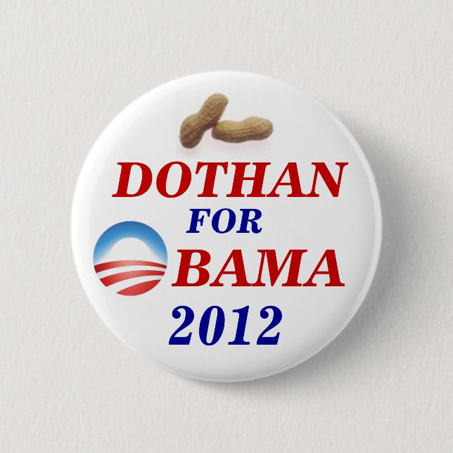 Dothan for Obama 6 Cm Round Badge (Front)