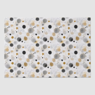 Dots Abstract Watercolor Geometric Pattern Tissue Paper