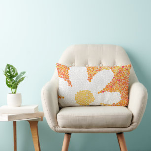 Dots and Daisy Lumbar Cushion