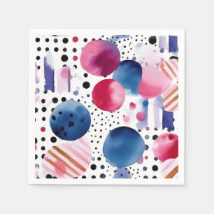 Dots and Stripes 2 Napkin