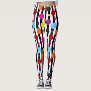 Dots And Stripes Leggings