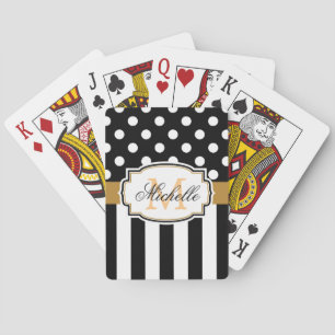 Dots and Stripes Playing Cards