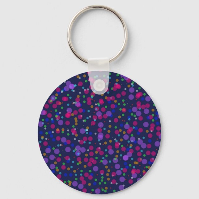 Dots for You Key Ring (Front)