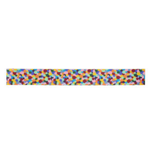 Dots Gumballs Bright Vivid Burst of Colour Satin Ribbon