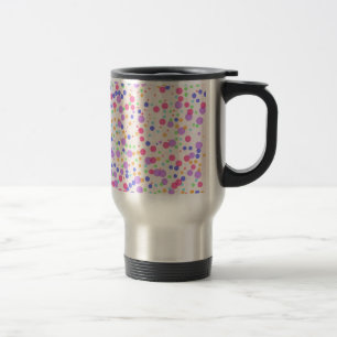 Dots on Pink Travel Mug