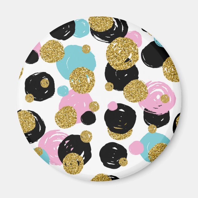 Dots Pattern 10 Magnet (Front)