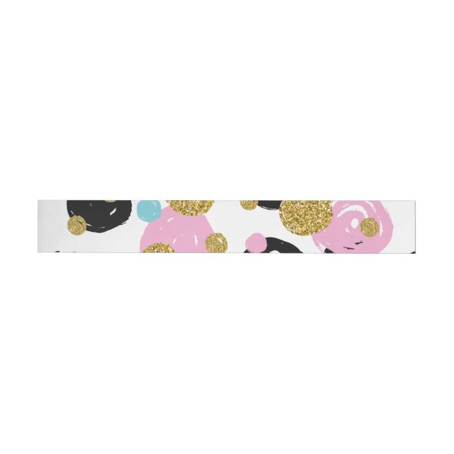 Dots Pattern 10 Wrap Around Label (Individual)