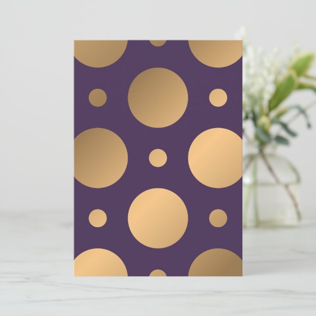Dots Pattern 15 Thank You Card (Standing Front)