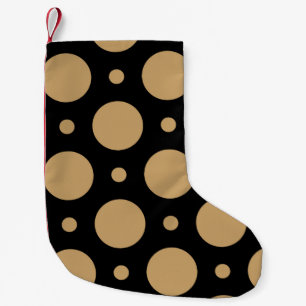 Dots Pattern 17 Small Christmas Stocking