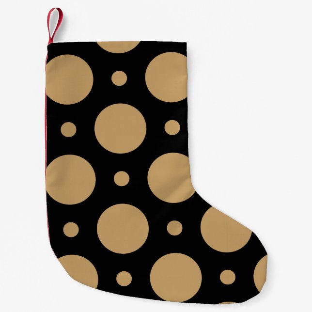 Dots Pattern 17 Small Christmas Stocking (Front)
