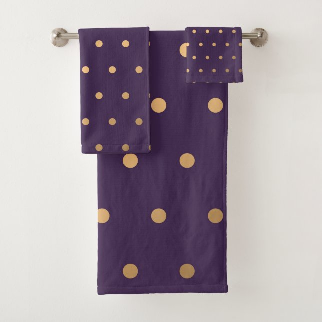 Dots Pattern 18 Bath Towel Set (Insitu)